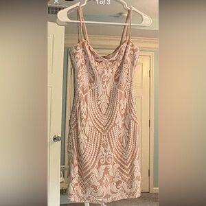 Sequin homecoming/cocktail dress. Worn once. Size small.